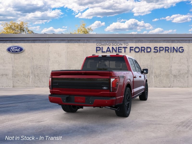 2026 Ford F-150 Platinum Ruby Red Metallic Tinted Clearcoat at Planet Ford