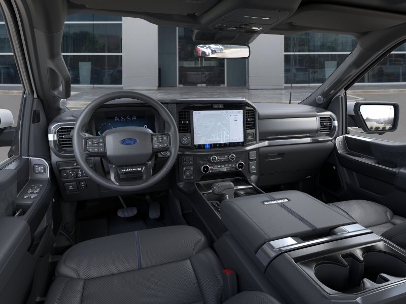 2025 Ford F-150 Platinum Star White Metallic Tri-Coat at Planet Ford