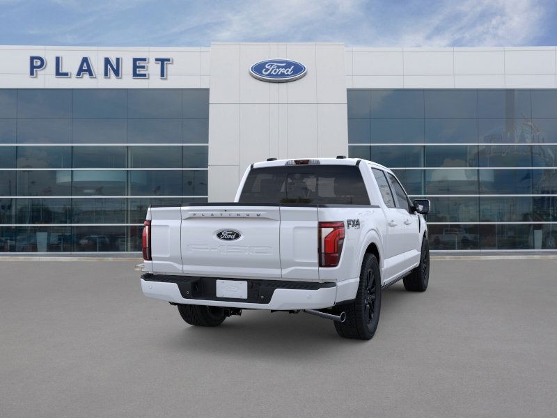 2025 Ford F-150 Platinum Star White Metallic Tri-Coat at Planet Ford