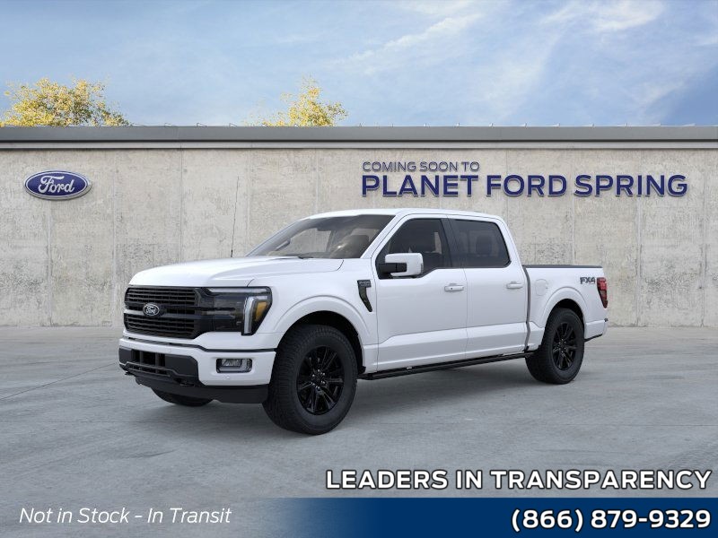 2025 Ford F-150 Platinum Star White Metallic Tri-Coat at Planet Ford