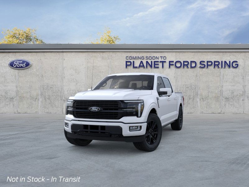 2025 Ford F-150 Platinum Star White Metallic Tri-Coat at Planet Ford