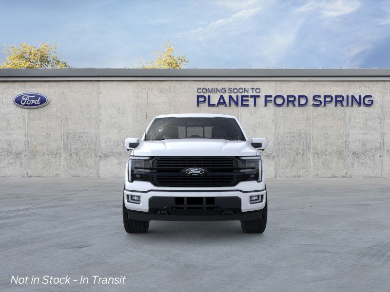 2025 Ford F-150 Platinum Star White Metallic Tri-Coat at Planet Ford
