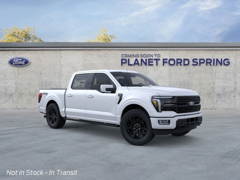 2025 Ford F-150 Platinum Star White Metallic Tri-Coat at Planet Ford