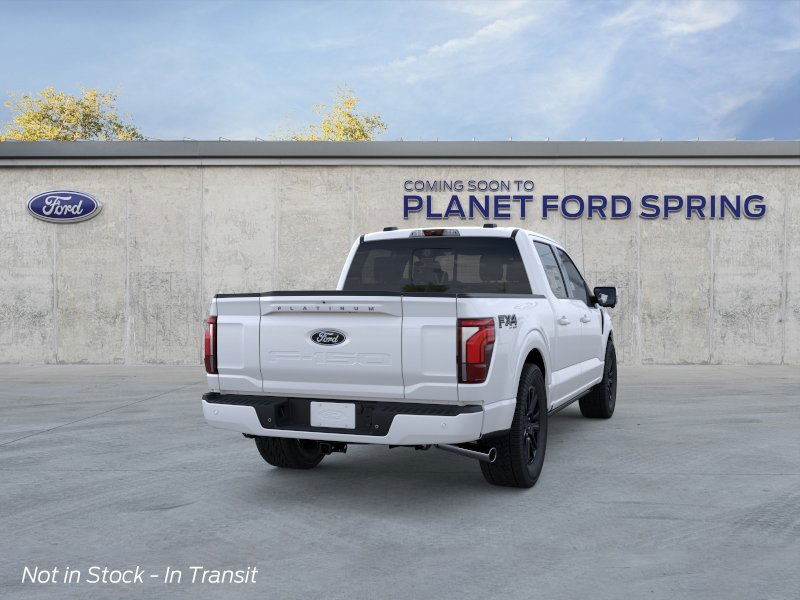 2025 Ford F-150 Platinum Star White Metallic Tri-Coat at Planet Ford