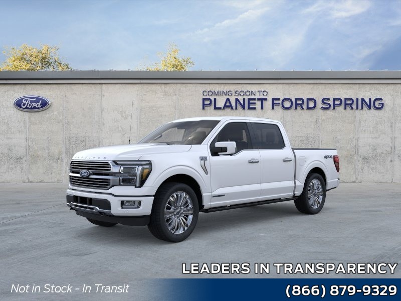 2026 Ford F-150 Platinum Ruby Red Metallic Tinted Clearcoat at Planet Ford