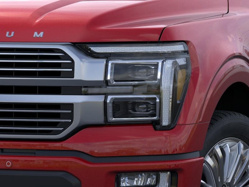 2026 Ford F-150 Platinum Ruby Red Metallic Tinted Clearcoat at Planet Ford