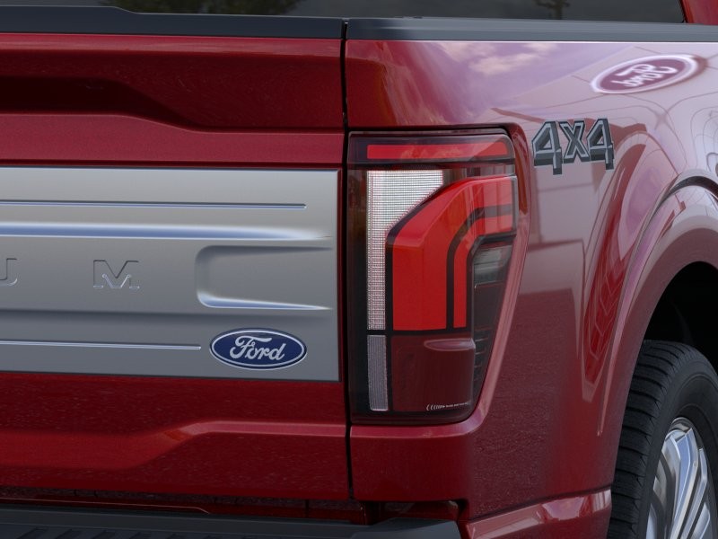 2026 Ford F-150 Platinum Ruby Red Metallic Tinted Clearcoat at Planet Ford