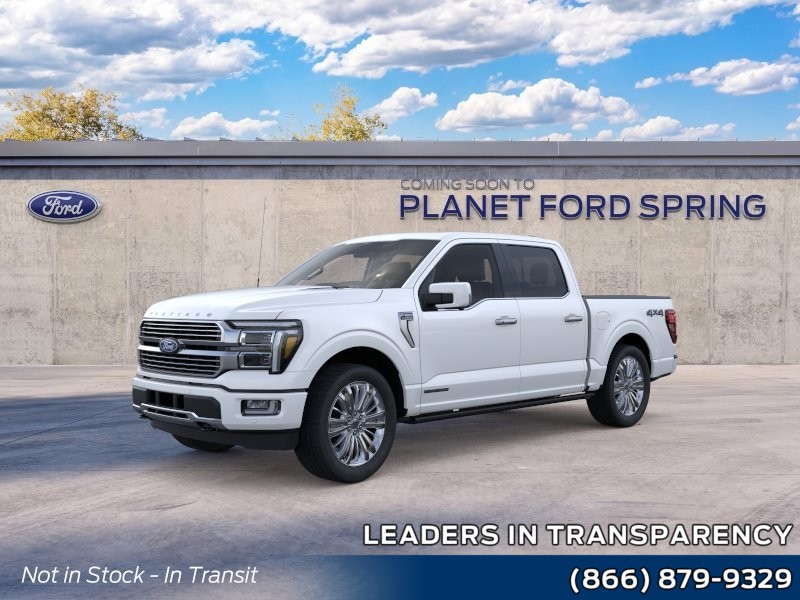 2026 Ford F-150 Platinum Star White Metallic Tri-Coat at Planet Ford
