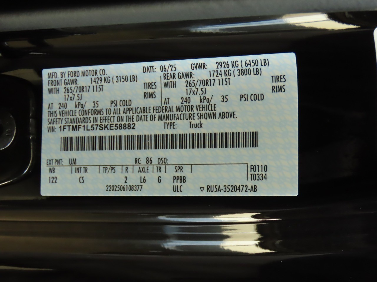 2025 Ford F-150 XL Agate Black Metallic at Planet Ford