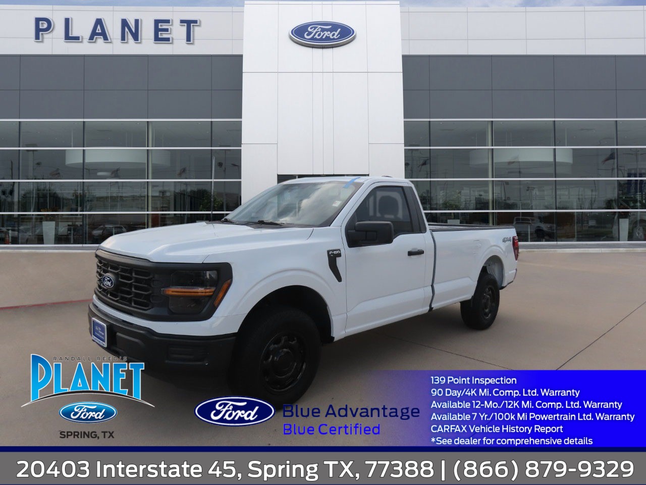 Oxford White 2024 Ford F-150 Pickup Truck Four-Wheel Drive Automatic