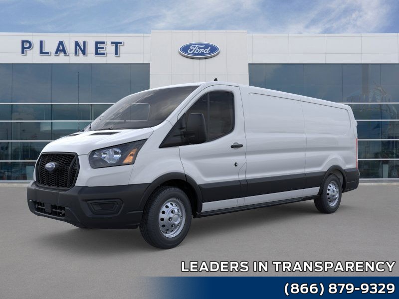 Oxford White 2025 Ford Transit Cargo 150 Low Roof AWD Van All-Wheel Drive