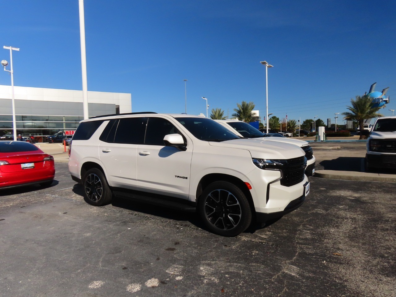 2023 Chevrolet Tahoe RST Iridescent Pearl Tricoat at Planet Ford