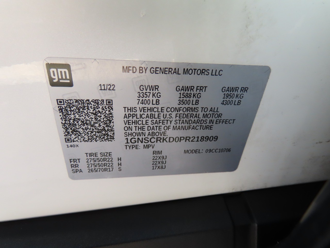 2023 Chevrolet Tahoe RST Iridescent Pearl Tricoat at Planet Ford