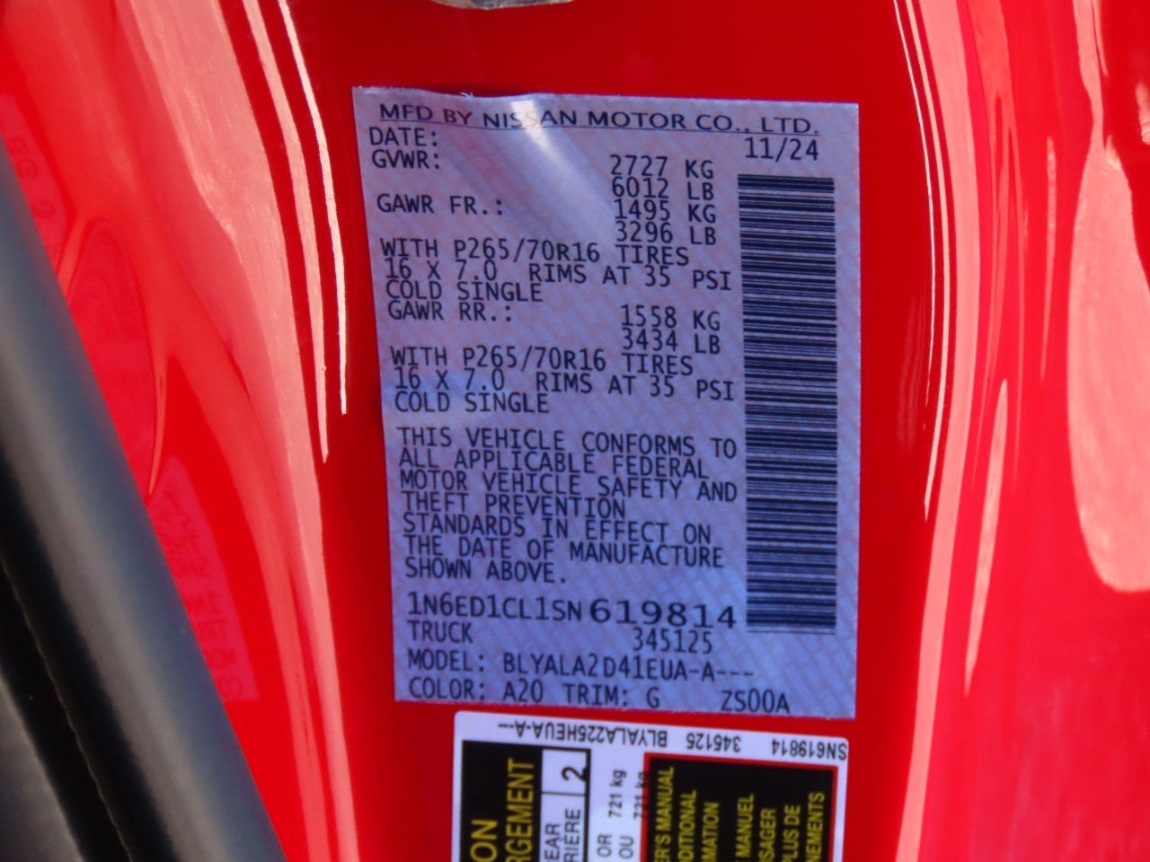 used 2025 Nissan Frontier car, priced at $27,999