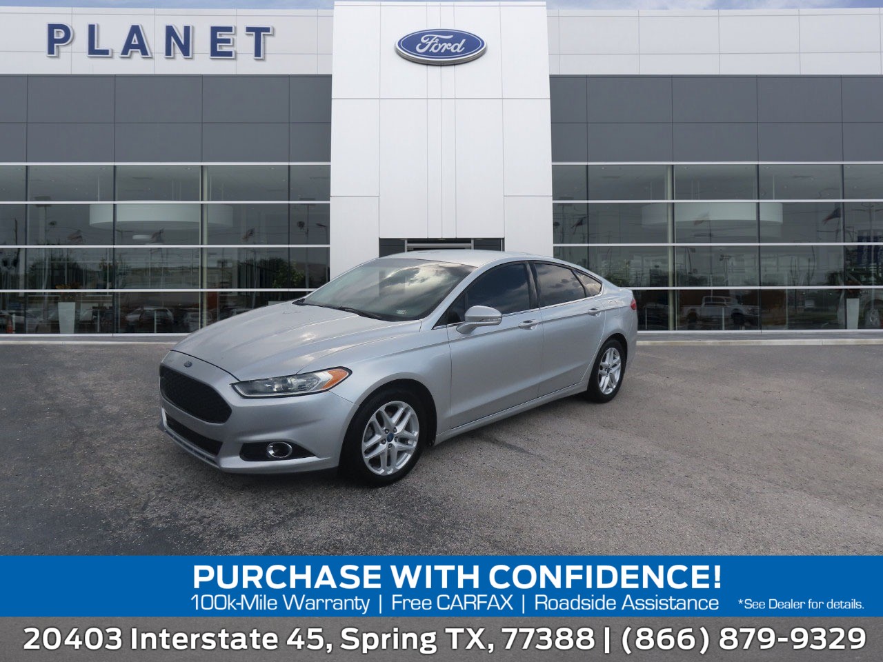 Ingot Silver Metallic 2014 Ford Fusion Sedan Front-Wheel Drive 6-Speed Automatic