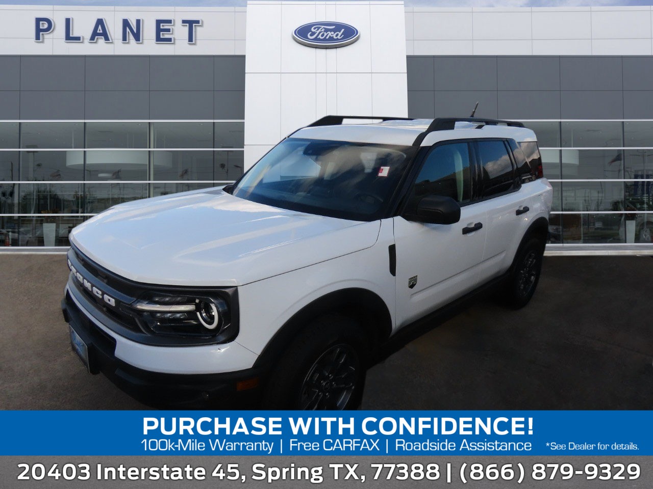 2022 Ford Bronco Sport Big Bend Oxford White at Planet Ford