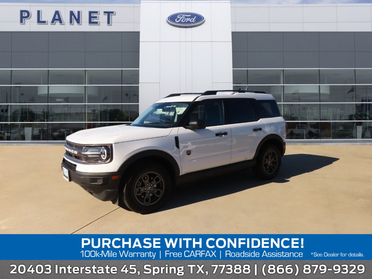 2023 Ford Bronco Sport Big Bend Oxford White at Planet Ford