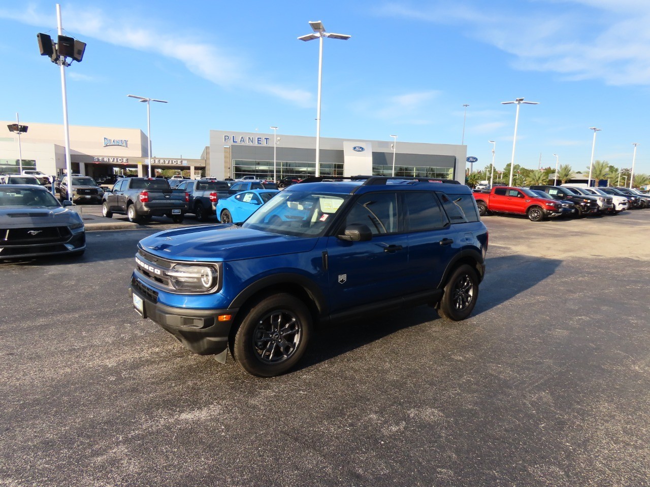 2024 Ford Bronco Sport Big Bend Atlas Blue Metallic at Planet Ford