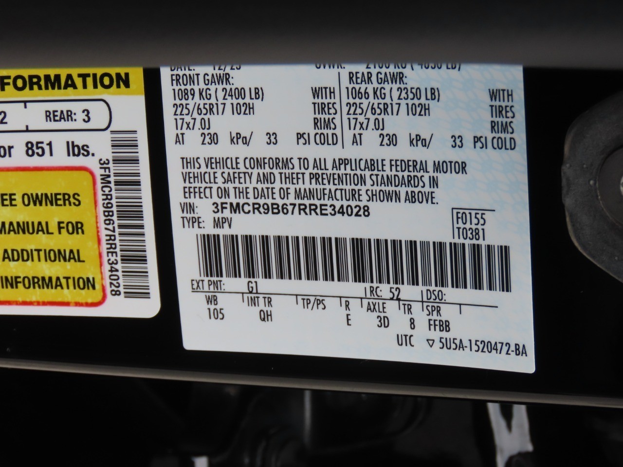 2024 Ford Bronco Sport Big Bend Shadow Black at Planet Ford