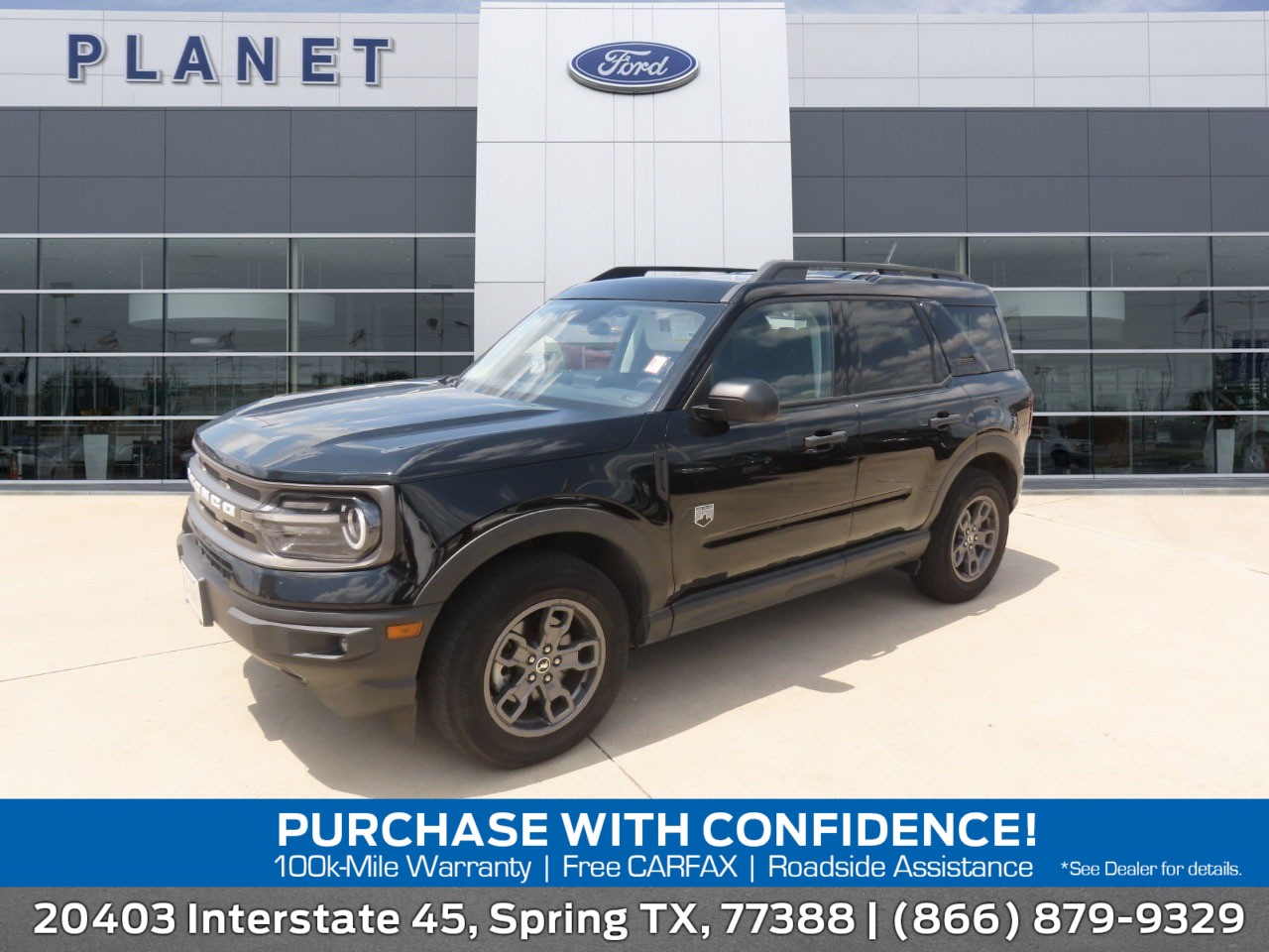 2024 Ford Bronco Sport Big Bend Shadow Black at Planet Ford