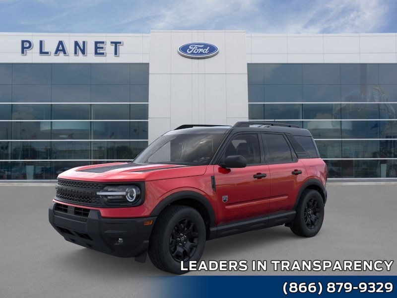 2025 Ford Bronco Sport Big Bend Ruby Red Metallic Tinted Clearcoat at Planet Ford
