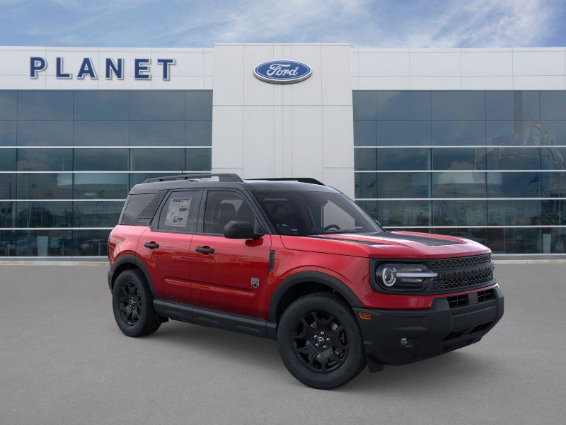2025 Ford Bronco Sport Big Bend Ruby Red Metallic Tinted Clearcoat at Planet Ford