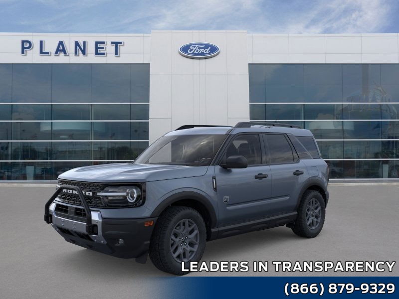 2025 Ford Bronco Sport Big Bend Azure Gray Metallic Tri-Coat at Planet Ford