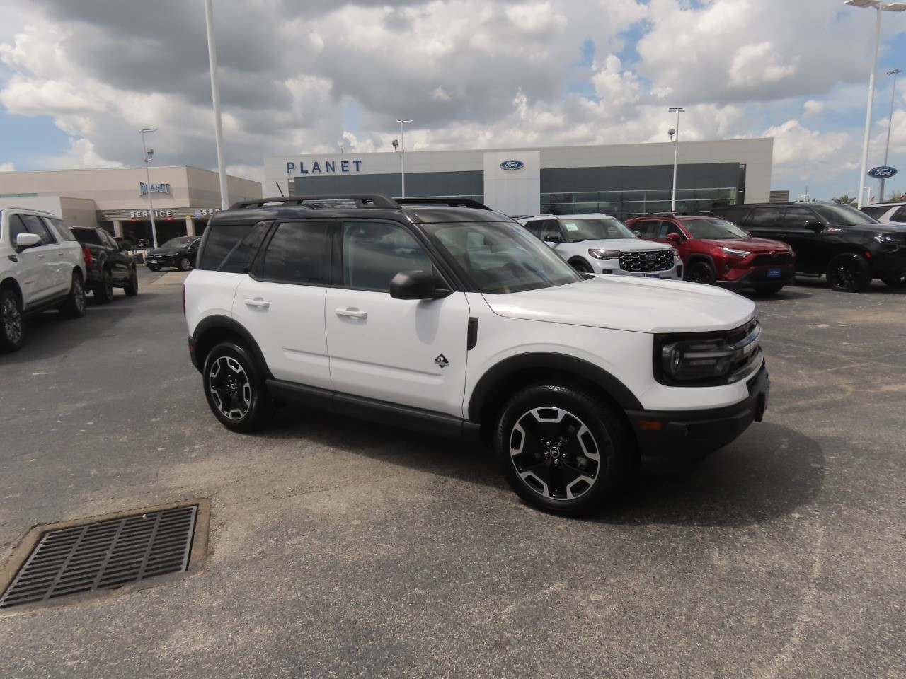 2024 Ford Bronco Sport Outer Banks Oxford White at Planet Ford