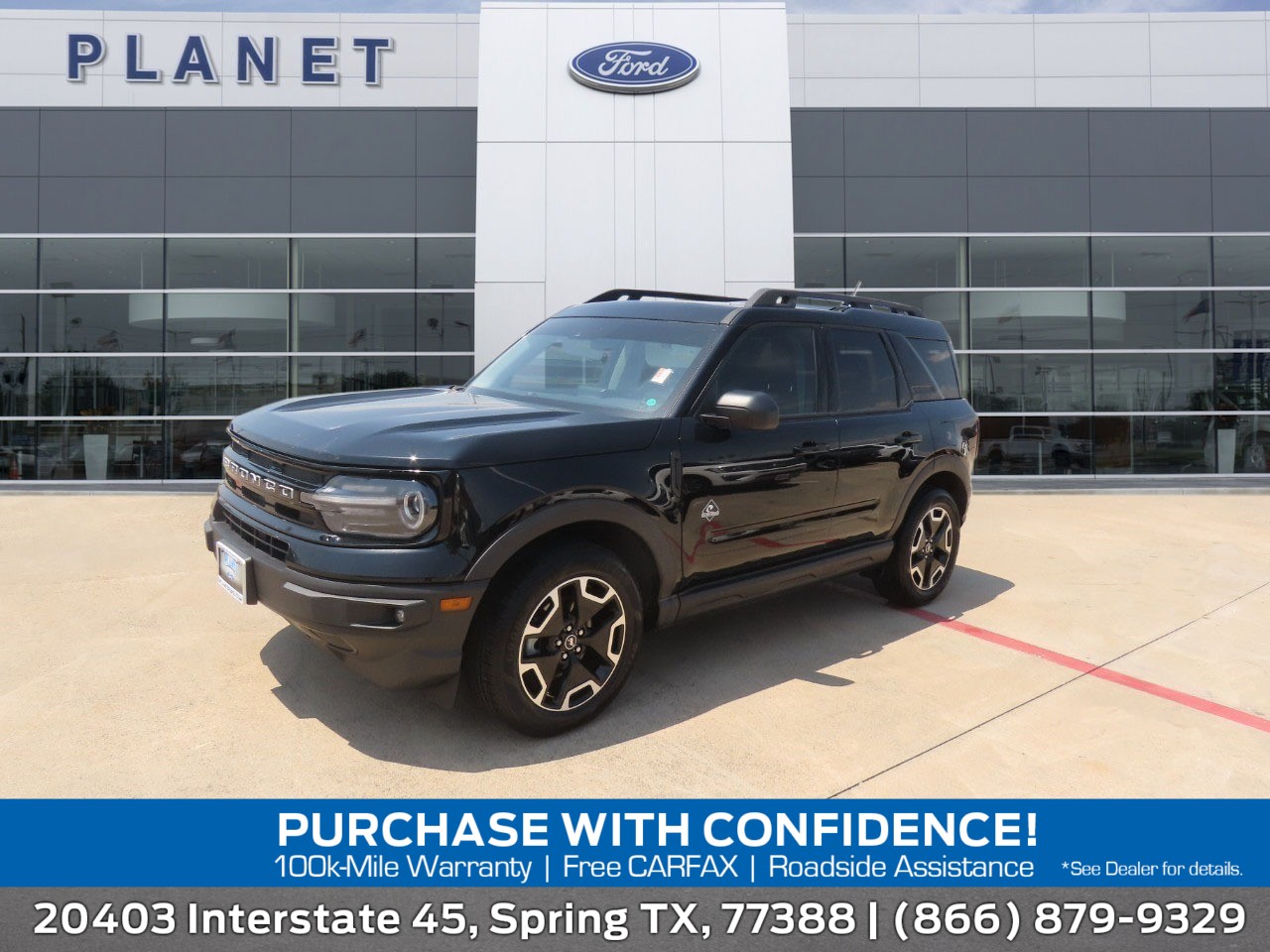 2023 Ford Bronco Sport Outer Banks Shadow Black at Planet Ford