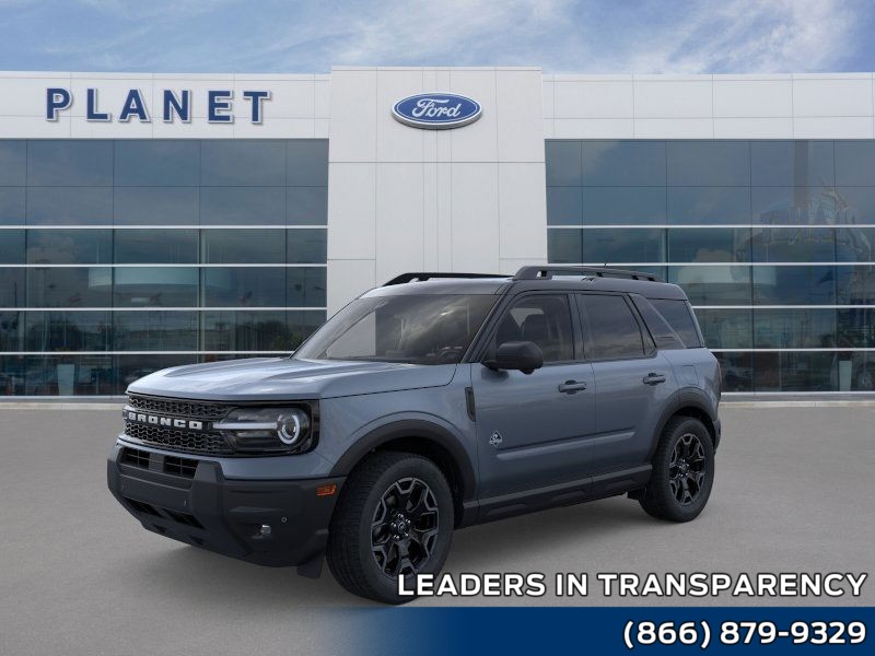 2025 Ford Bronco Sport Outer Banks Azure Gray Metallic Tri-Coat at Planet Ford