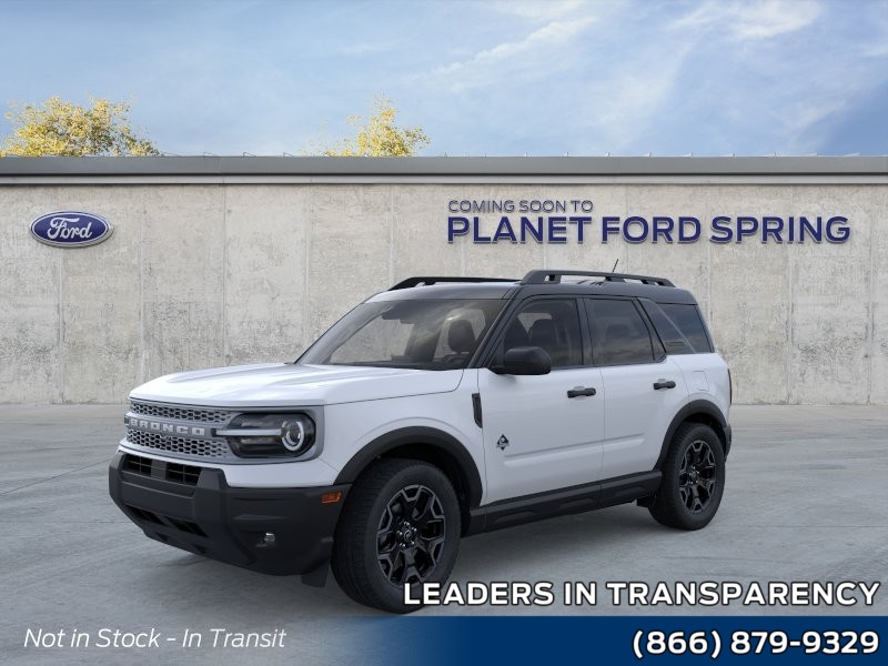 2026 Ford Bronco Sport Outer Banks Space White Metallic at Planet Ford