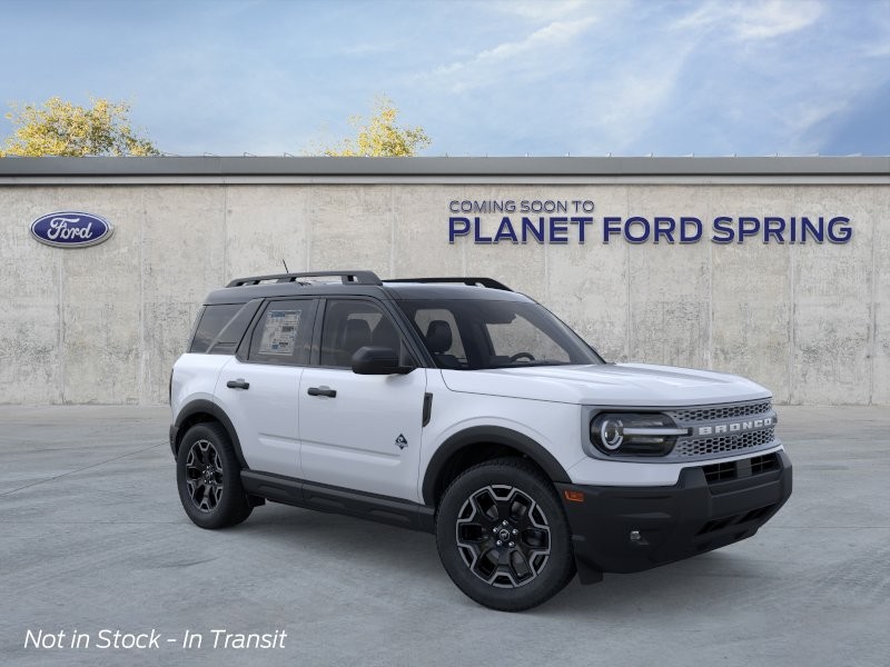 2026 Ford Bronco Sport Outer Banks Space White Metallic at Planet Ford
