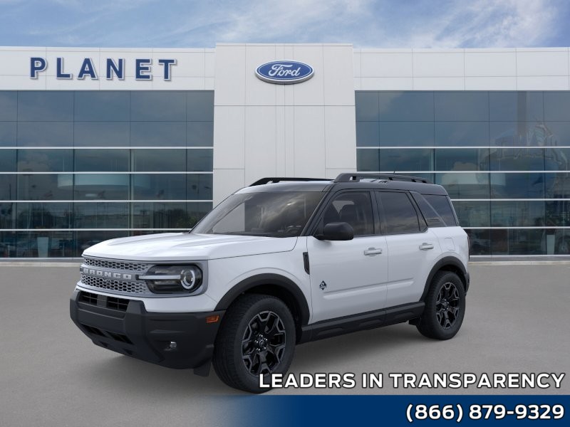 2025 Ford Bronco Sport Outer Banks Oxford White at Planet Ford