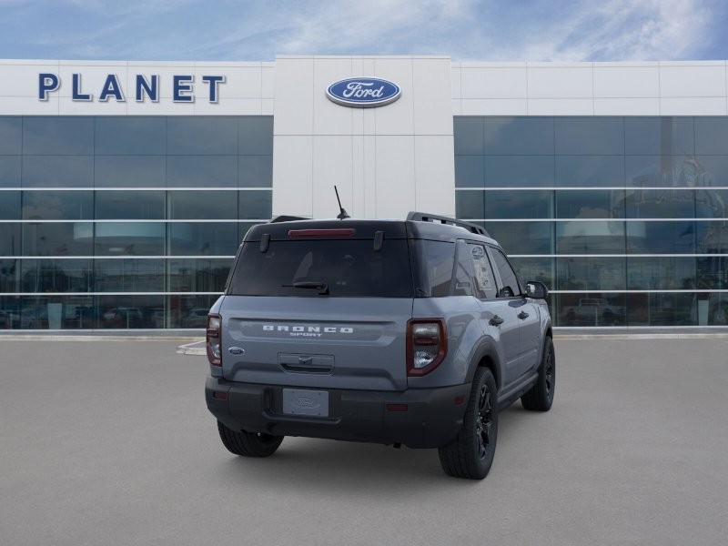 2026 Ford Bronco Sport Outer Banks Azure Gray Metallic Tri-Coat at Planet Ford