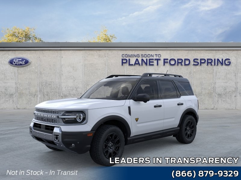 2026 Ford Bronco Sport Badlands Space White Metallic at Planet Ford