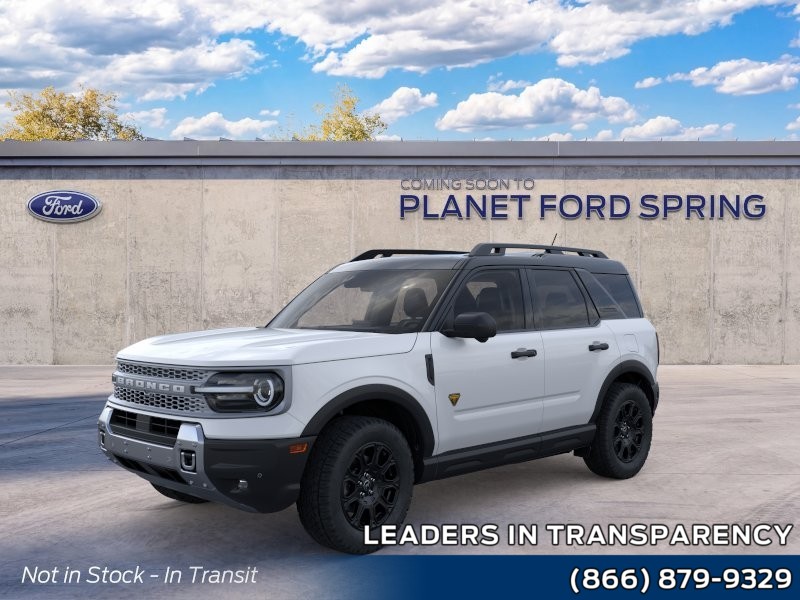 2026 Ford Bronco Sport Badlands Oxford White at Planet Ford