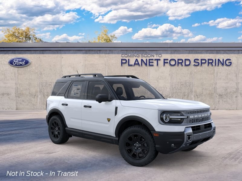 2026 Ford Bronco Sport Badlands Oxford White at Planet Ford