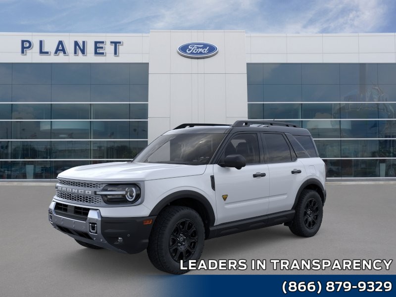 2026 Ford Bronco Sport Badlands Oxford White at Planet Ford