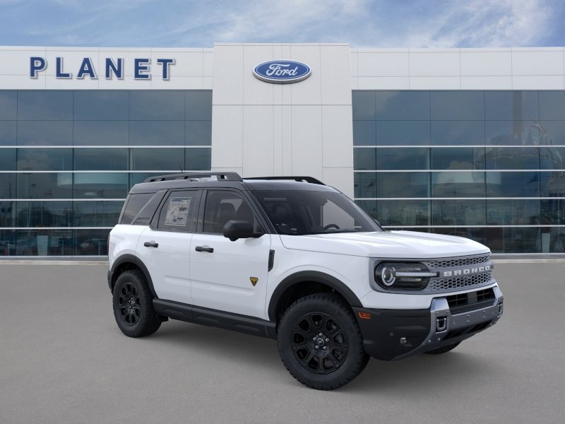 2026 Ford Bronco Sport Badlands Oxford White at Planet Ford