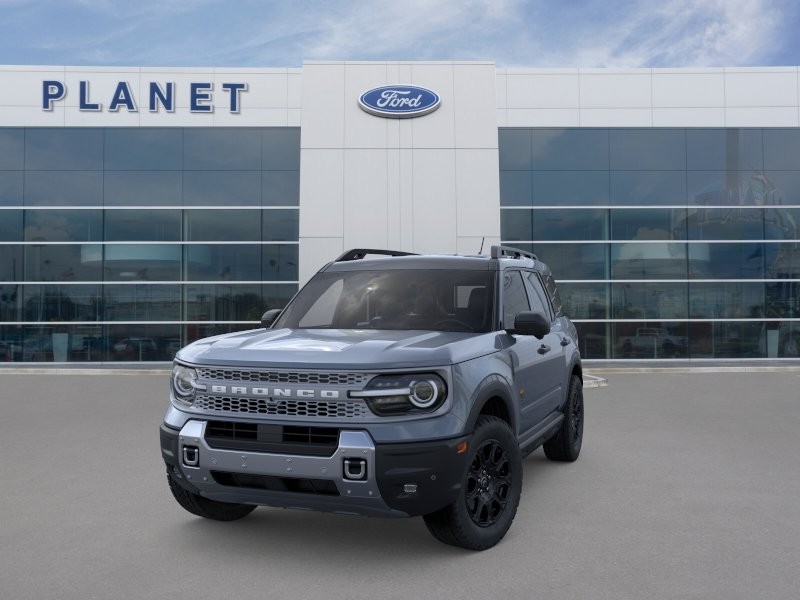 2026 Ford Bronco Sport Badlands Azure Gray Metallic Tri-Coat at Planet Ford