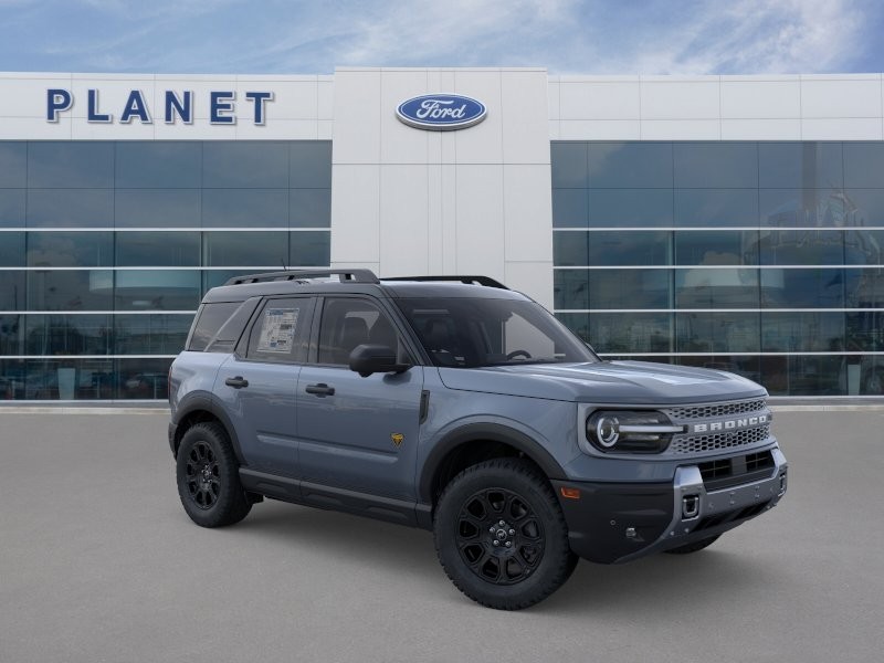 2026 Ford Bronco Sport Badlands Azure Gray Metallic Tri-Coat at Planet Ford