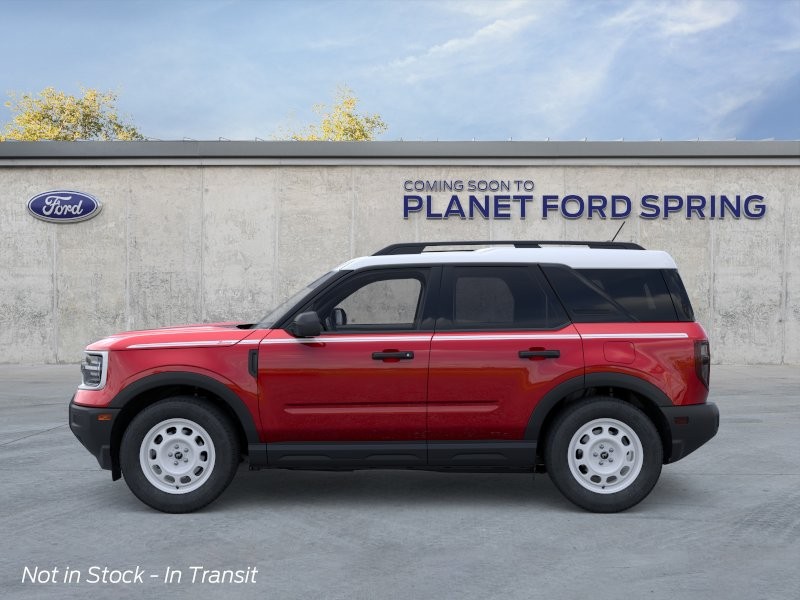 2026 Ford Bronco Sport Heritage Ruby Red Metallic Tinted Clearcoat at Planet Ford