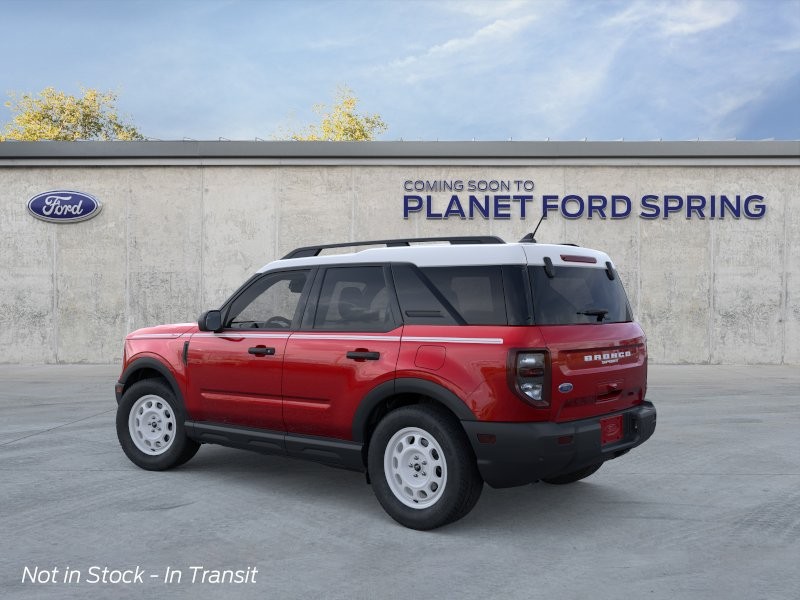 2026 Ford Bronco Sport Heritage Ruby Red Metallic Tinted Clearcoat at Planet Ford