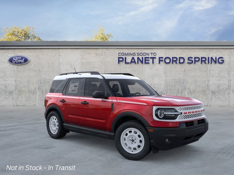 2026 Ford Bronco Sport Heritage Ruby Red Metallic Tinted Clearcoat at Planet Ford