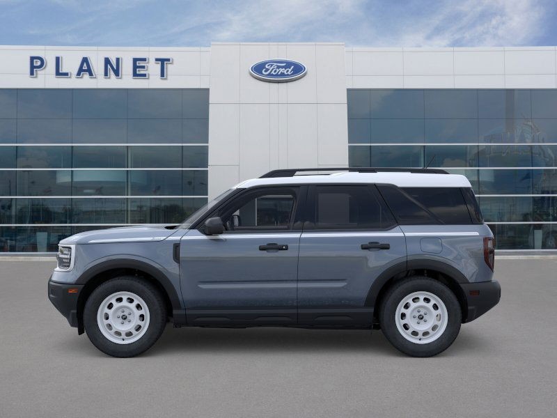 2025 Ford Bronco Sport Heritage Azure Gray Metallic Tri-Coat at Planet Ford