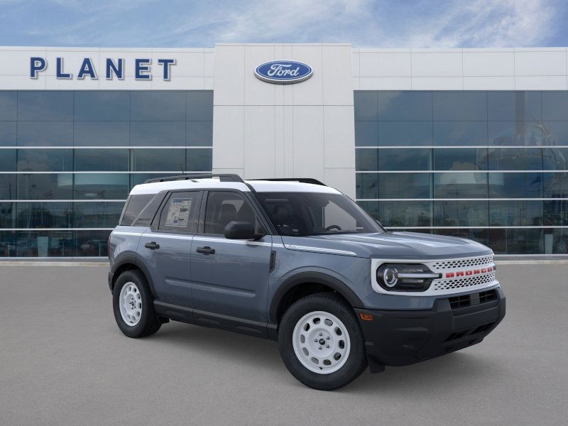 2025 Ford Bronco Sport Heritage Azure Gray Metallic Tri-Coat at Planet Ford
