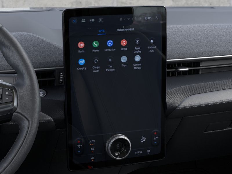 2025 Ford Mustang Mach-E Select Glacier Gray Metallic TriCoat at Planet Ford