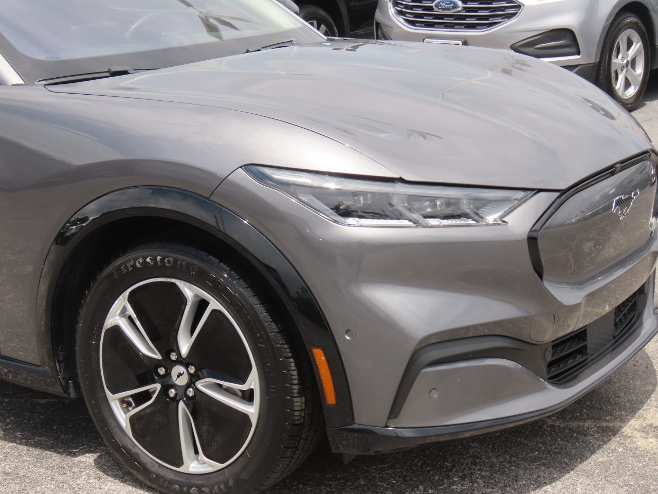 2023 Ford Mustang Mach-E Premium Carbonized Gray Metallic at Planet Ford