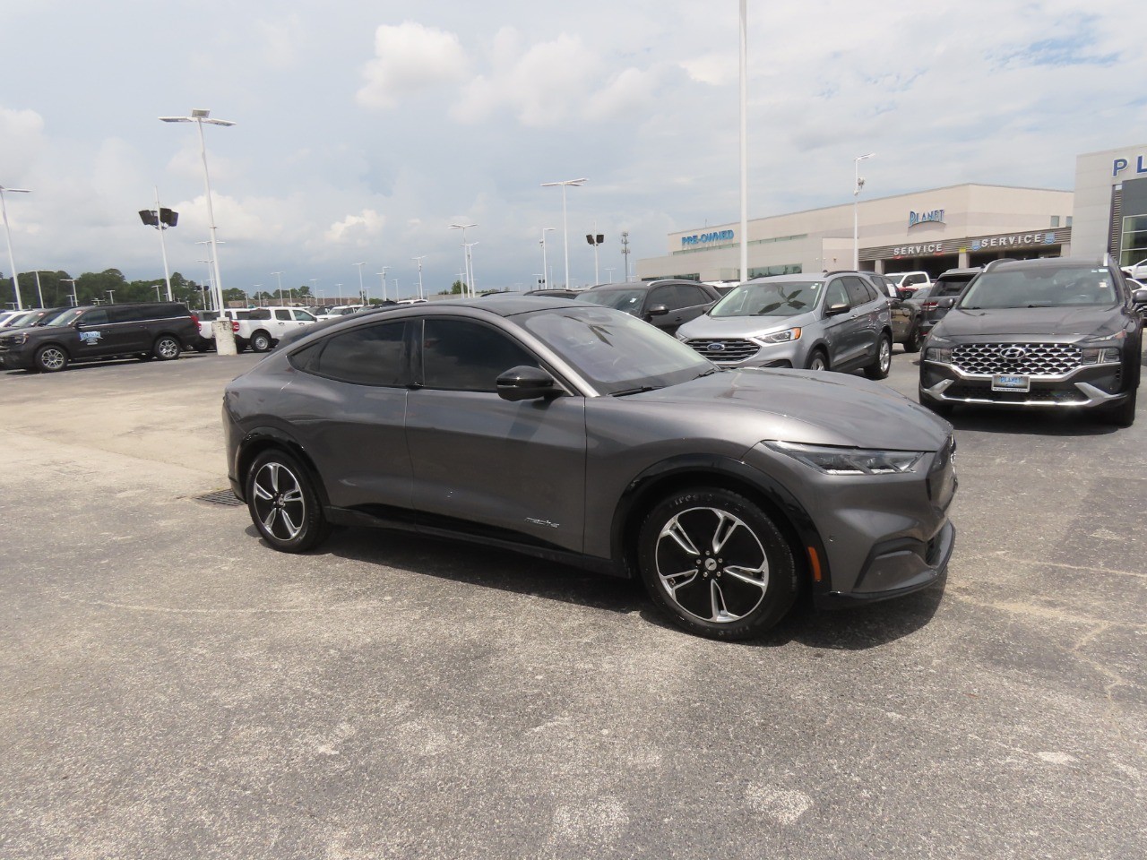 2023 Ford Mustang Mach-E Premium Carbonized Gray Metallic at Planet Ford