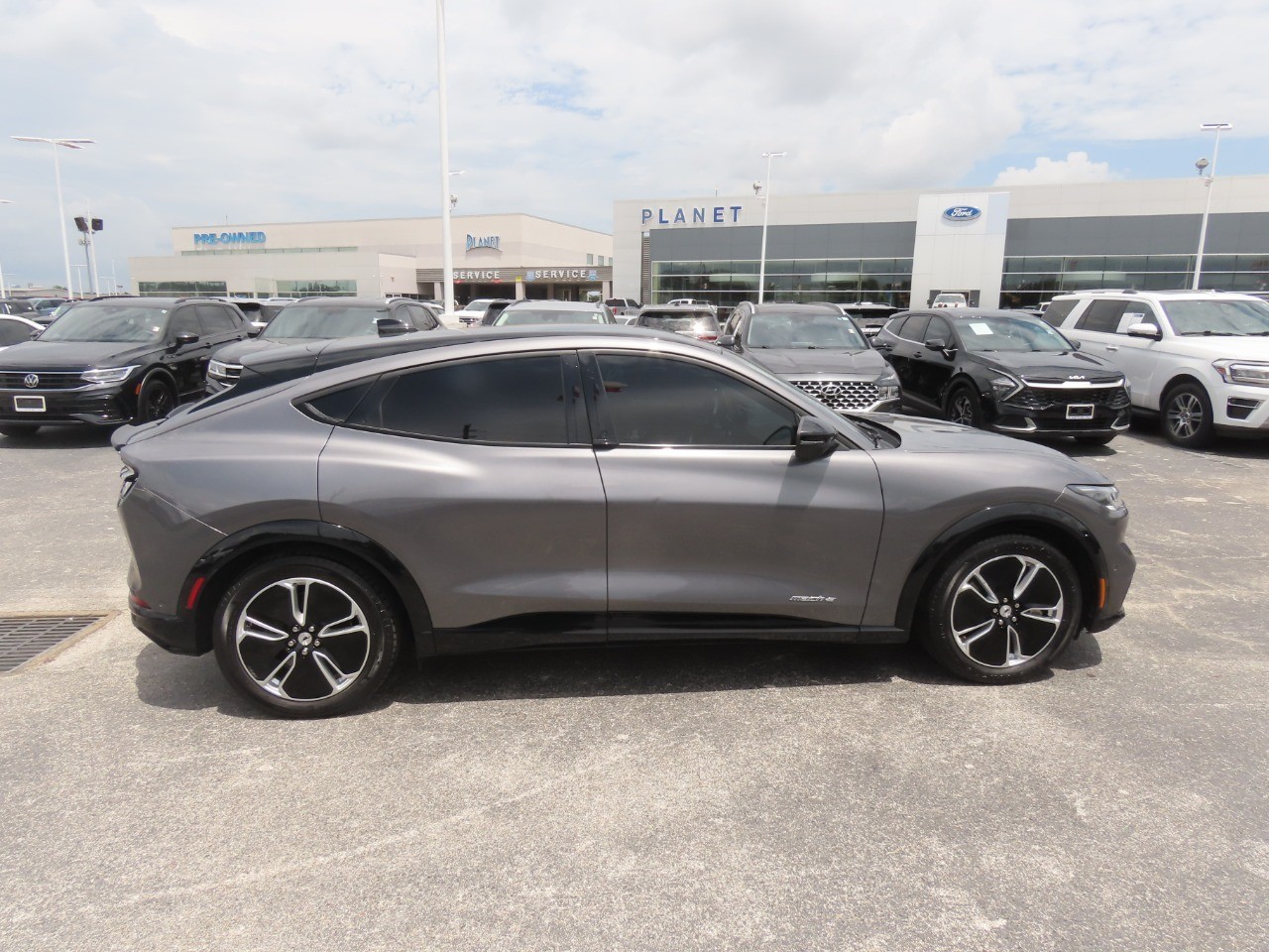 2023 Ford Mustang Mach-E Premium Carbonized Gray Metallic at Planet Ford